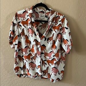 Wrangler Retro Button Down T Shirt